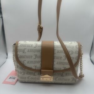 NWT pecan white juicy couture crossbody